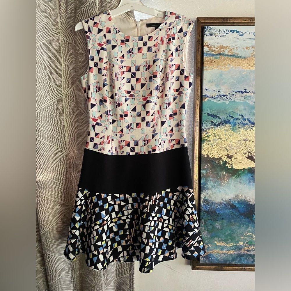 BCBGMAXAZRIA Lillian Mini Dress Sleeveless Multicolored Size 2 - Picture 6 of 15